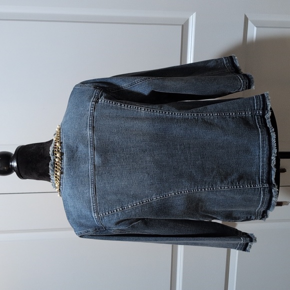 NWT Chicos Embellished Denim Jacket - Picture 4 of 10